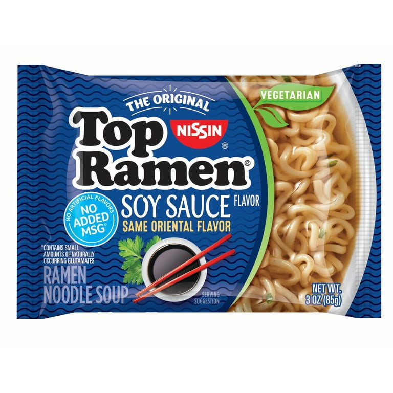 NISSIN TOP RAMEN SOY SAUCE 3OZ