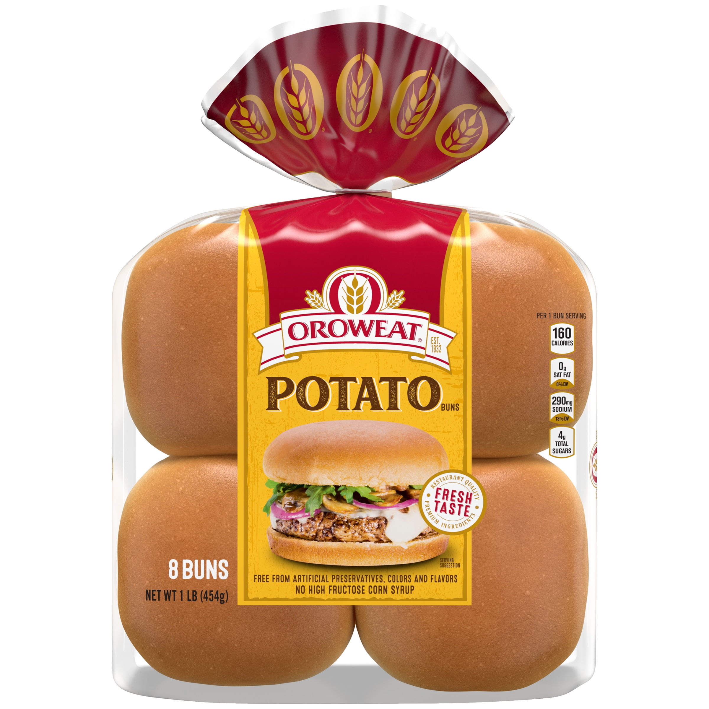 OROWEAT POTATO HAMBURGER BUNS