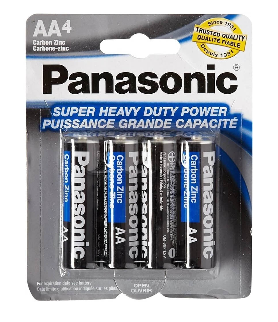 PANASONIC BATTERIES AA 4P