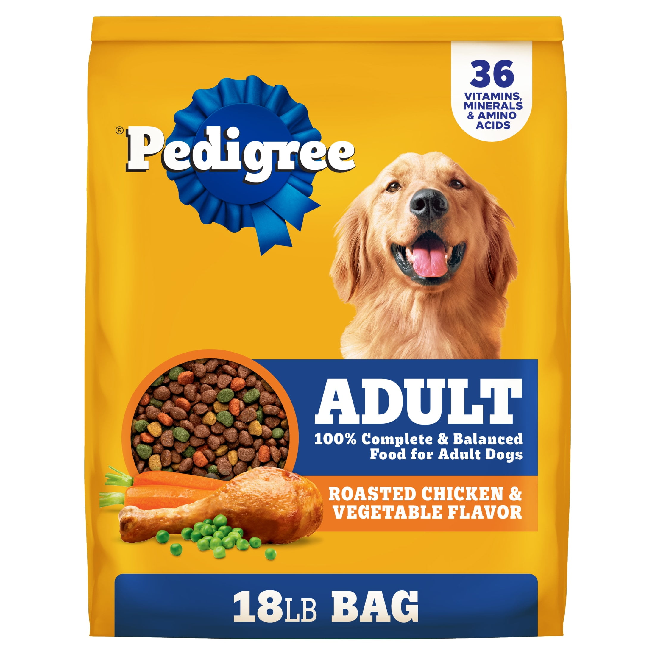 PEDIGREE ADULT CHICKEN & VEGETABLE 18LB