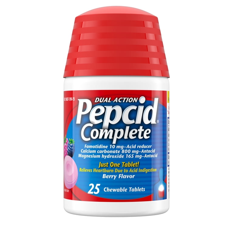 PEPCID COMPLETE CHEWABLE TABLETS 25P