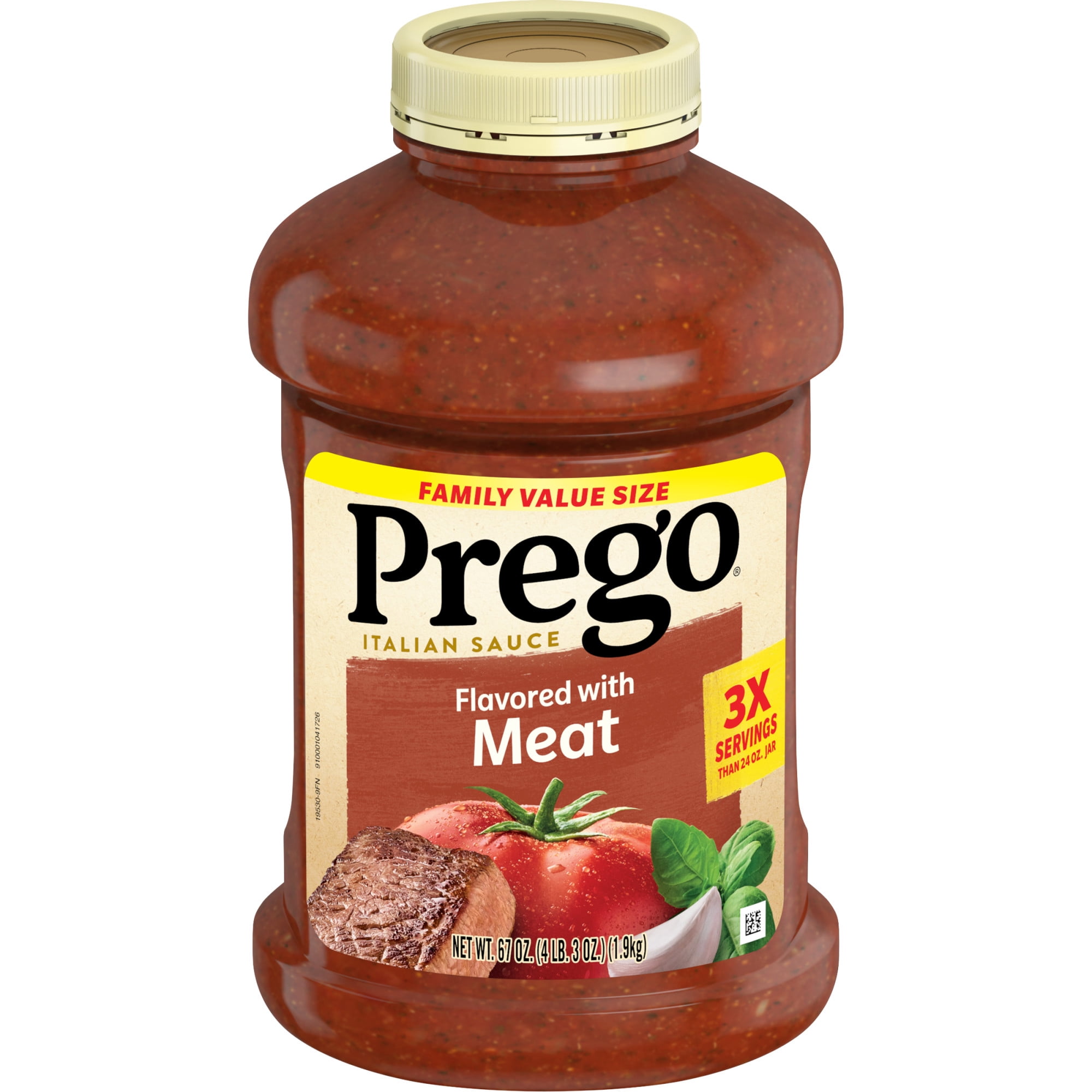 PREGO PASTA SAUCE WITH MEAT 67.OZ