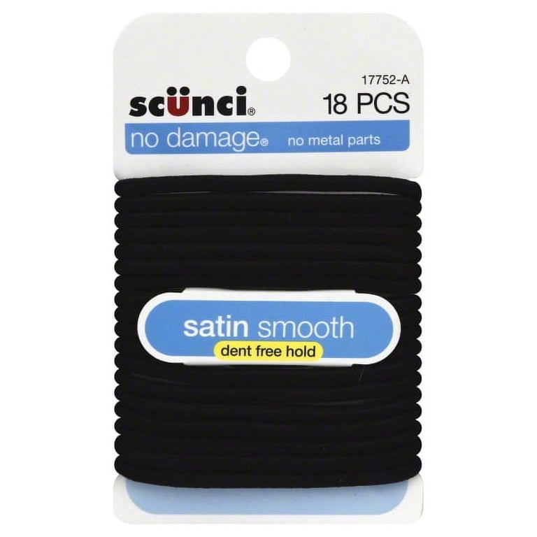 SCUNCI ELASTIC LARGE BLACK 18