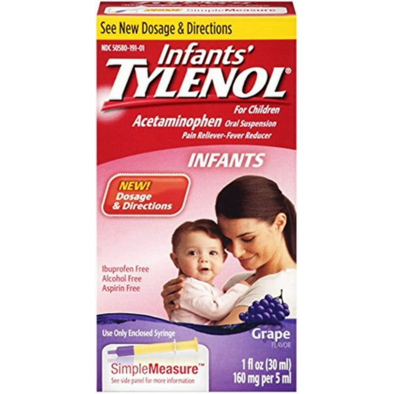 TYLENOL INFANTS GRAPE 1OZ