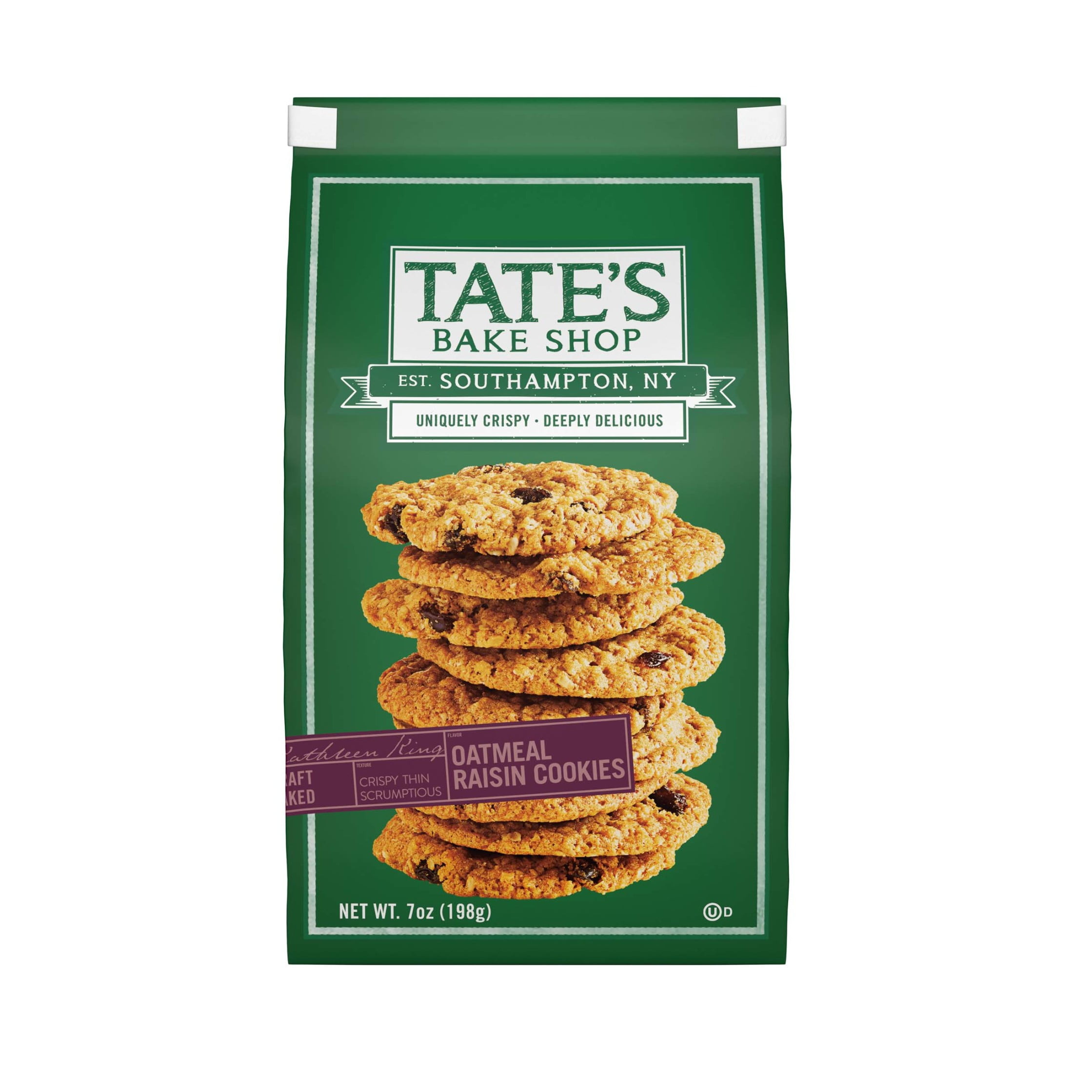 TATES BAKE SHOP OATMEAL COOKIES 7OZ