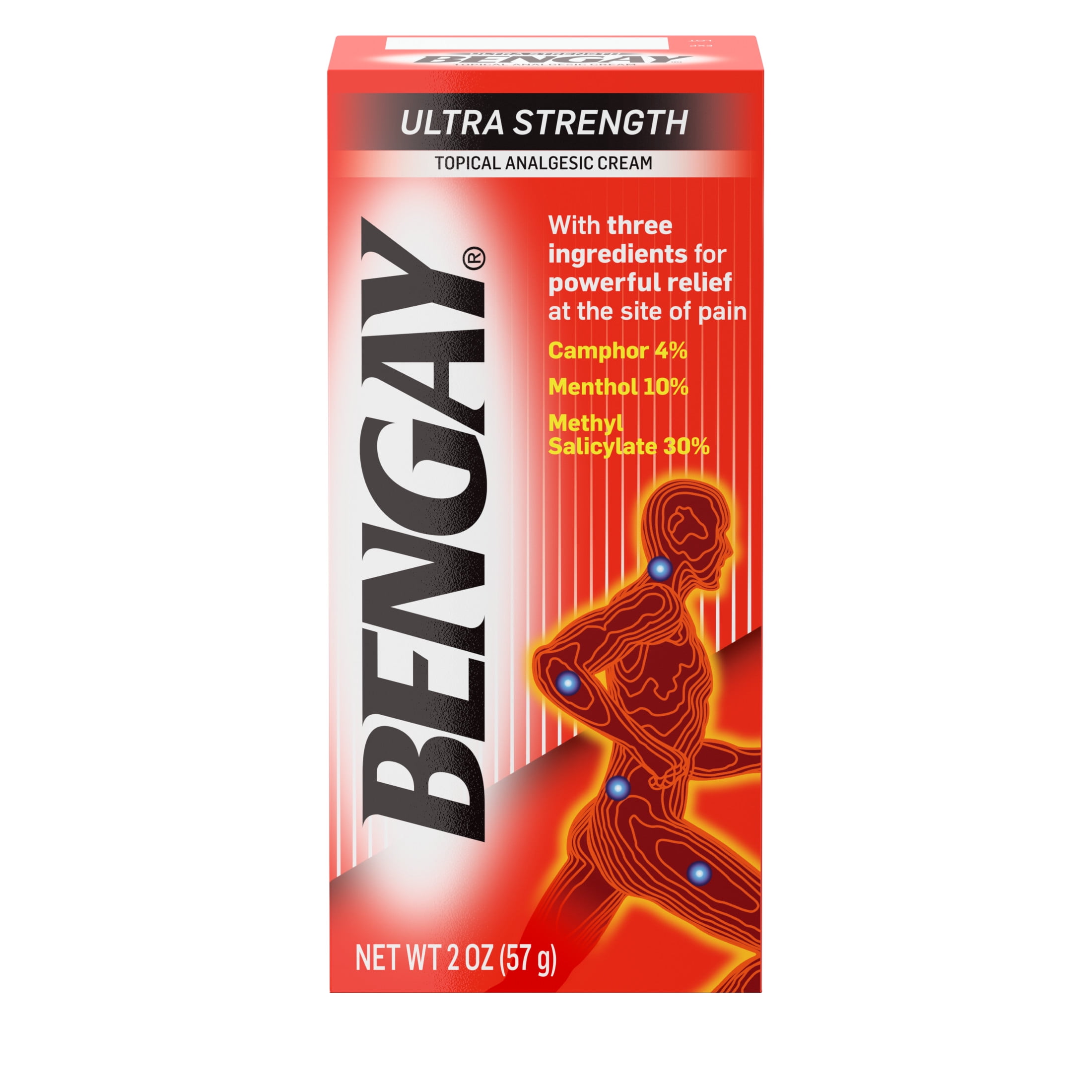 BENGAY TOPICAL ANALGESIC CREAM 2OZ