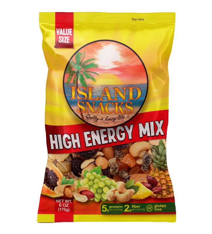 ISLAND SNACKS HIGH ENERGY MIX 6OZ