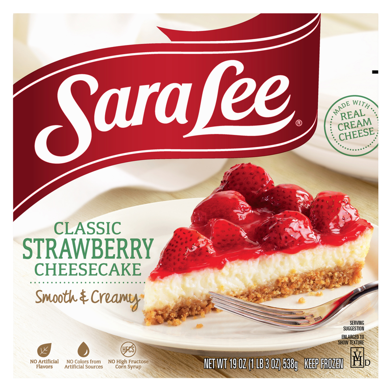 SARA LEE STRAWBERRY CHEESECAKE 19OZ
