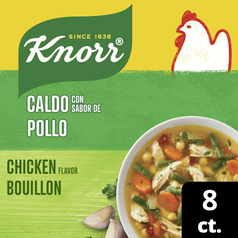 KNORR CHICKEN FLAVOR BOUILLON 3.1OZ