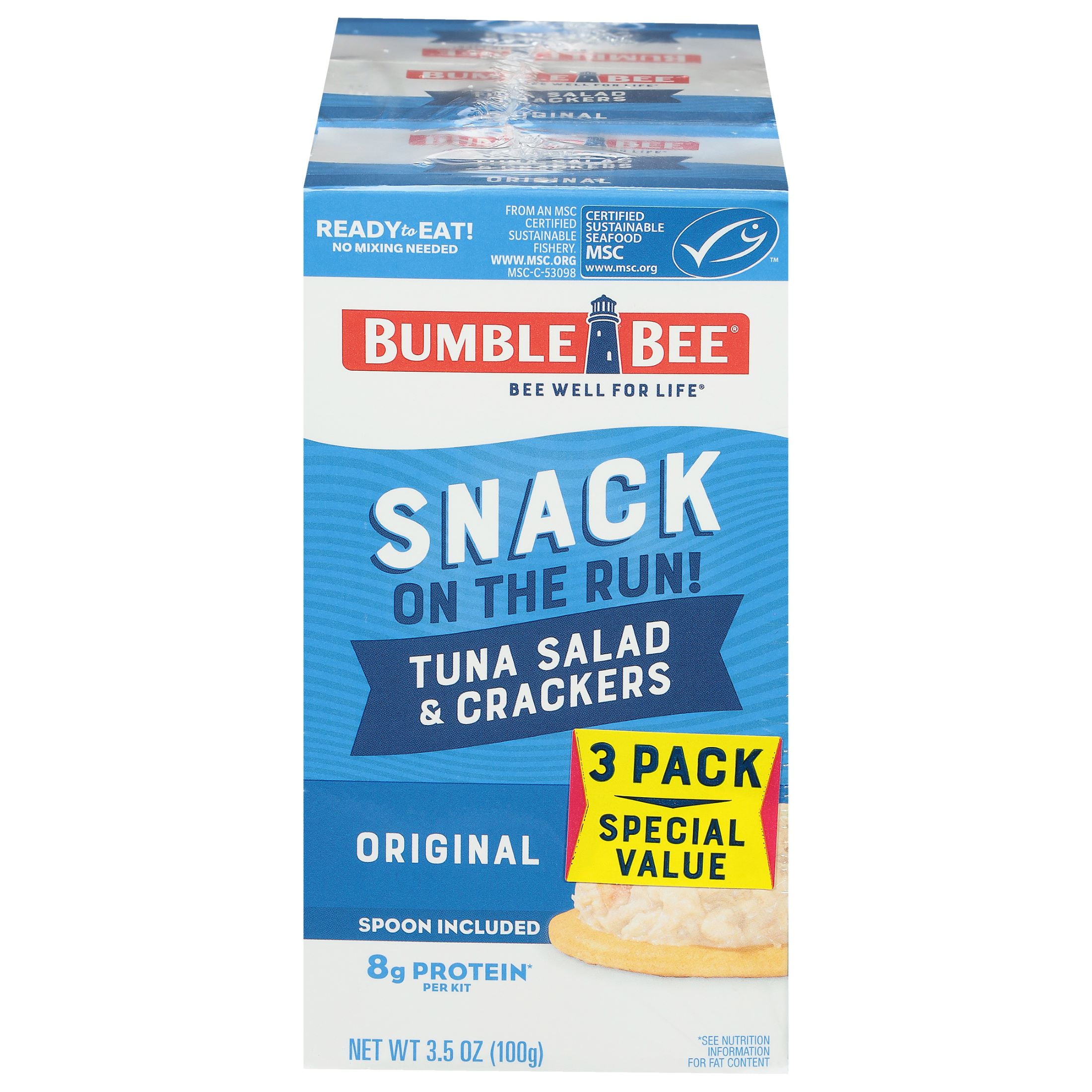 BUMBLE BEE TUNA SALAD WITH CRACKER 3.5OZ