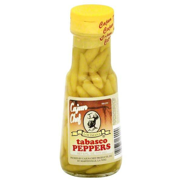 CAJUN CHEF TABASCO PEPPERS 6OZ