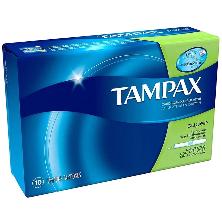 TAMPAX TAMPONS SUPER 10P