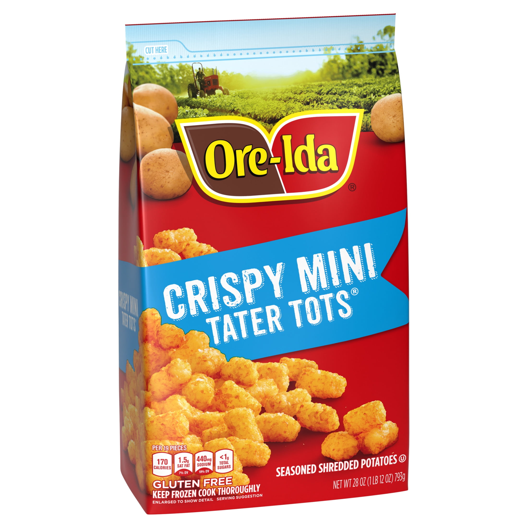 ORE IDA MINI TATER TOTS 28OZ