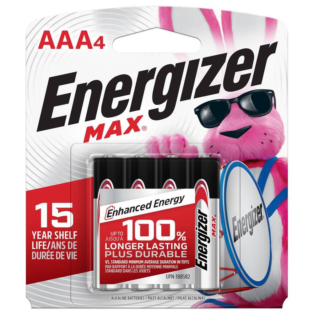 ENERGIZER MAX BATTERIES AAA4