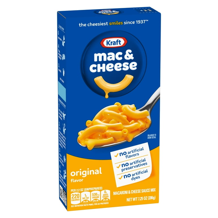 KRAFT MAC & CHEESE ORIGINAL 7.25OZ