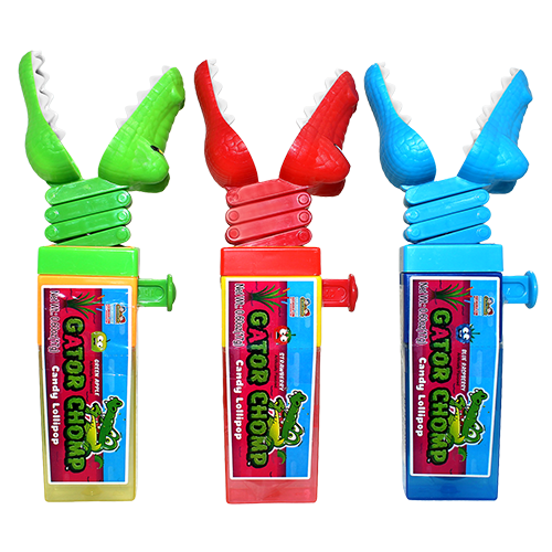 KIDSMANIA GATOR CHOMP CANDY LOLLIPOP
