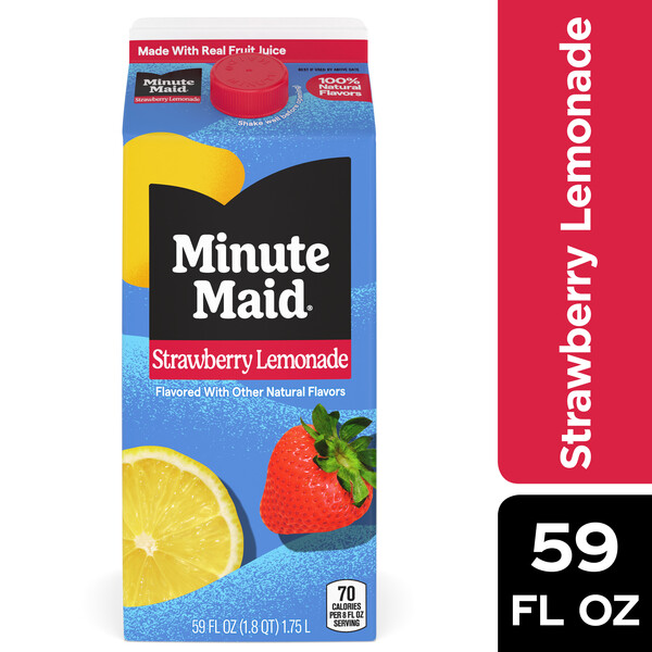 MINUTE MAID STRAWBERRY LEMONADE 59OZ