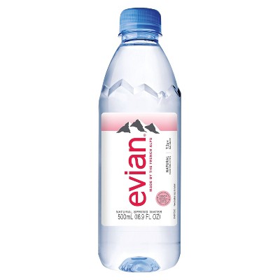 EVIAN NATURAL SPRING WATER 16.9OZ