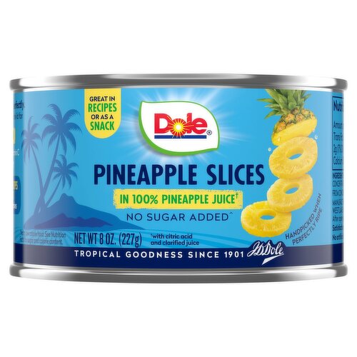 DOLE PINEAPPLE SLICES 8OZ
