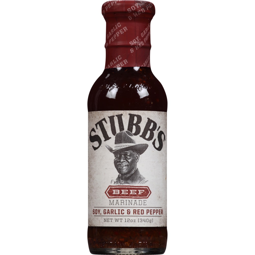 STUBBS BEEF MARINADE SOY GARLIC RED PEPP