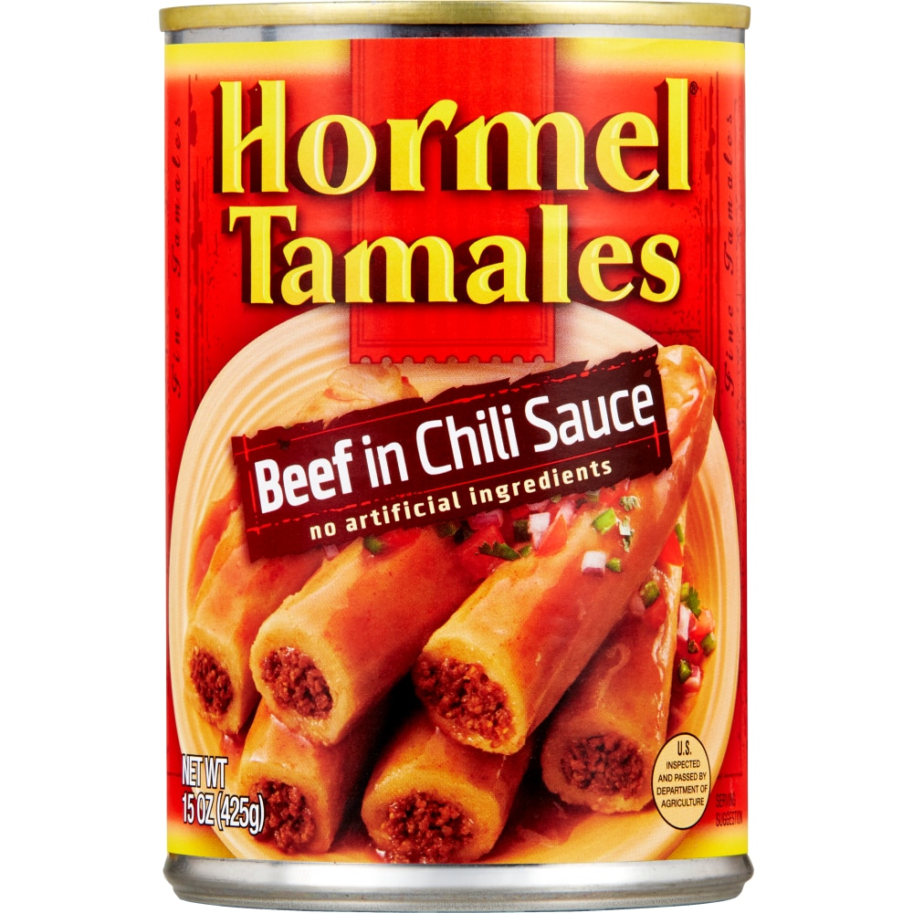 HORMEL TAMALES BEEF IN CHILI SAUCE 15OZ