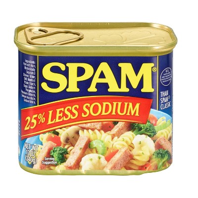 HORMEL SPAM LESS SODIUM 12OZ