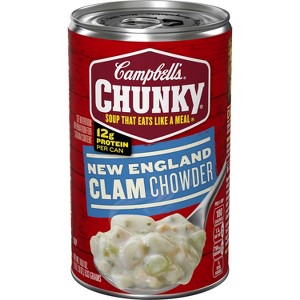 CAMPBELLS CHUNKY CLAM CHOWDER 18.8OZ