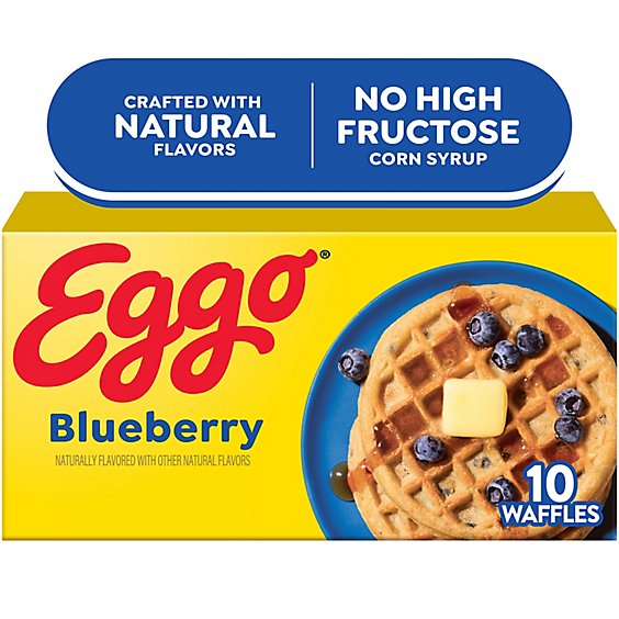 EGGO WAFFLES BLUEBERRY 10P