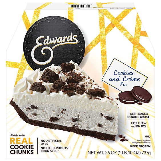 EDWARDS COOKIES AND CREME PIE 26OZ