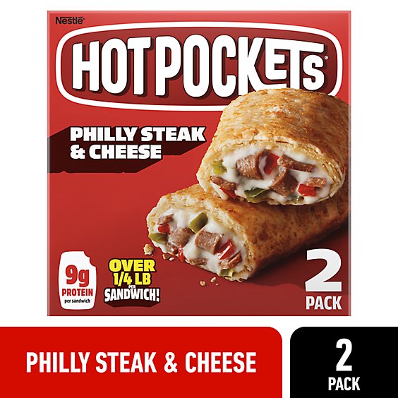 HOT POCKETS PHILLY STEAK & CHEESE 2P