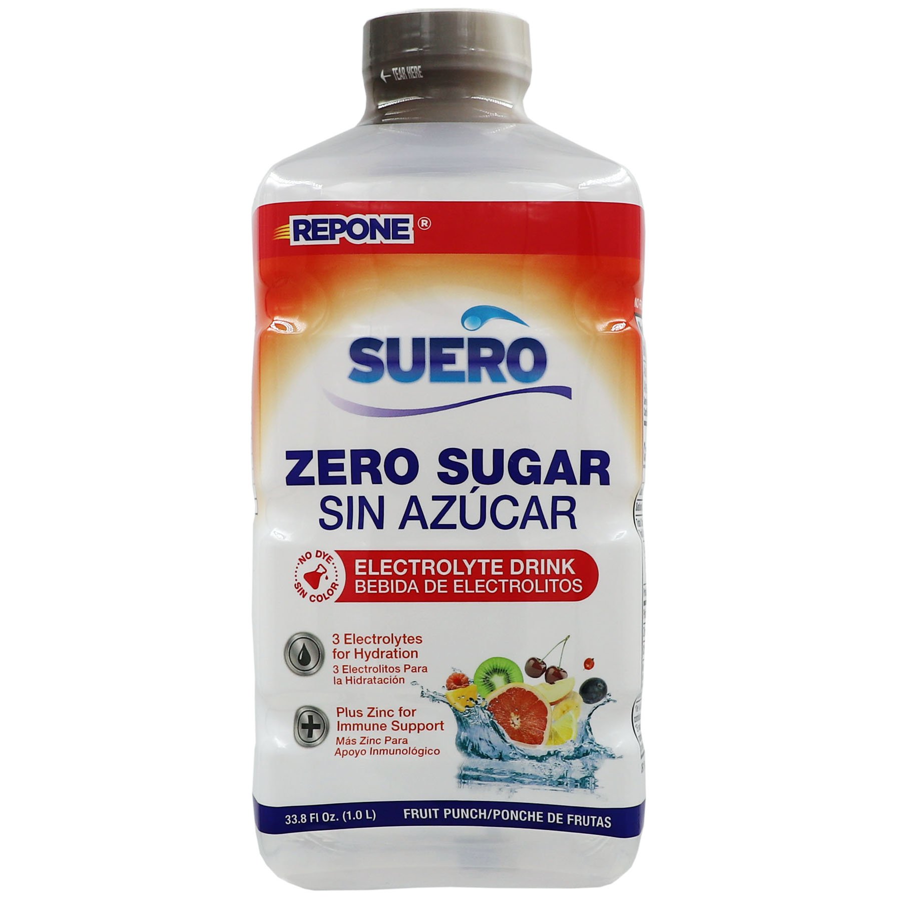 REPONE SUERO FRUIT PUNCH 33.8OZ