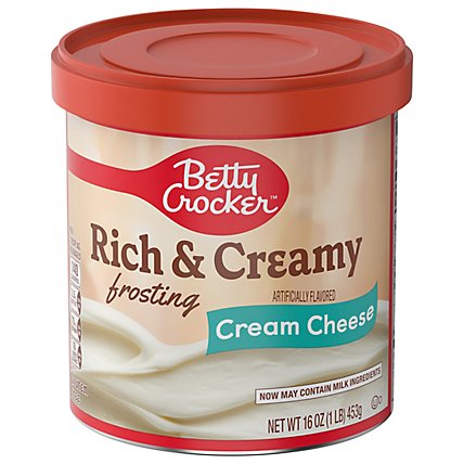 BETTY CROCKER CREAM CHEESE FROSTING 16Z