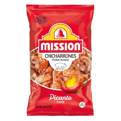 MISSION PORK RINDS PICANTE 4OZ