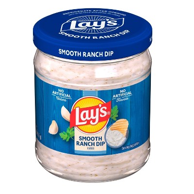 LAYS SMOOTH RANCH DIP 15OZ