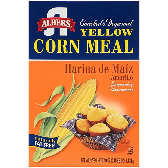 ALBERS CORN MEAL YELLOW 40OZ