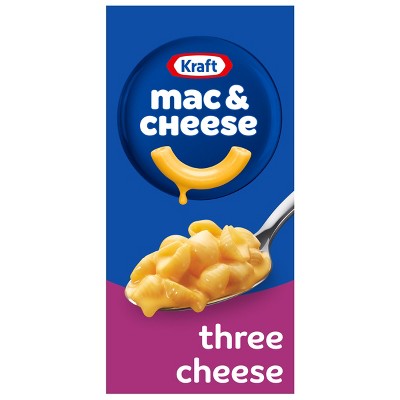 KRAFT MACARONI & CHEESE THREE CHEESE 7Z