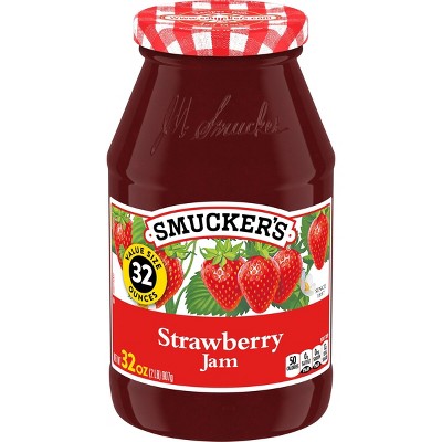 SMUCKERS STRAWBERRY JAM 32OZ
