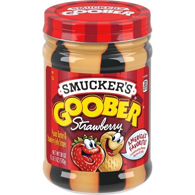 SMUCKERS GOOBER STRAWBERRY 18OZ