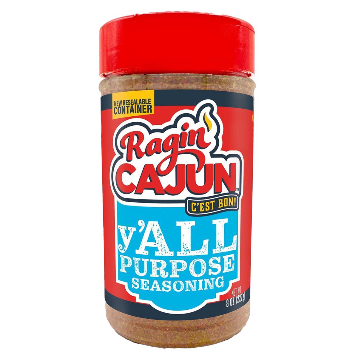 RAGIN CAJUN LOUISIANA MILD SEASONING 8OZ