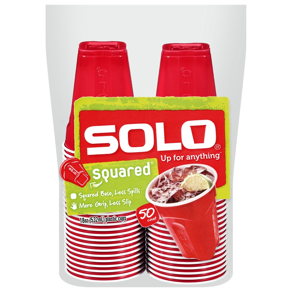 SOLO SQUARED CUPS 50P