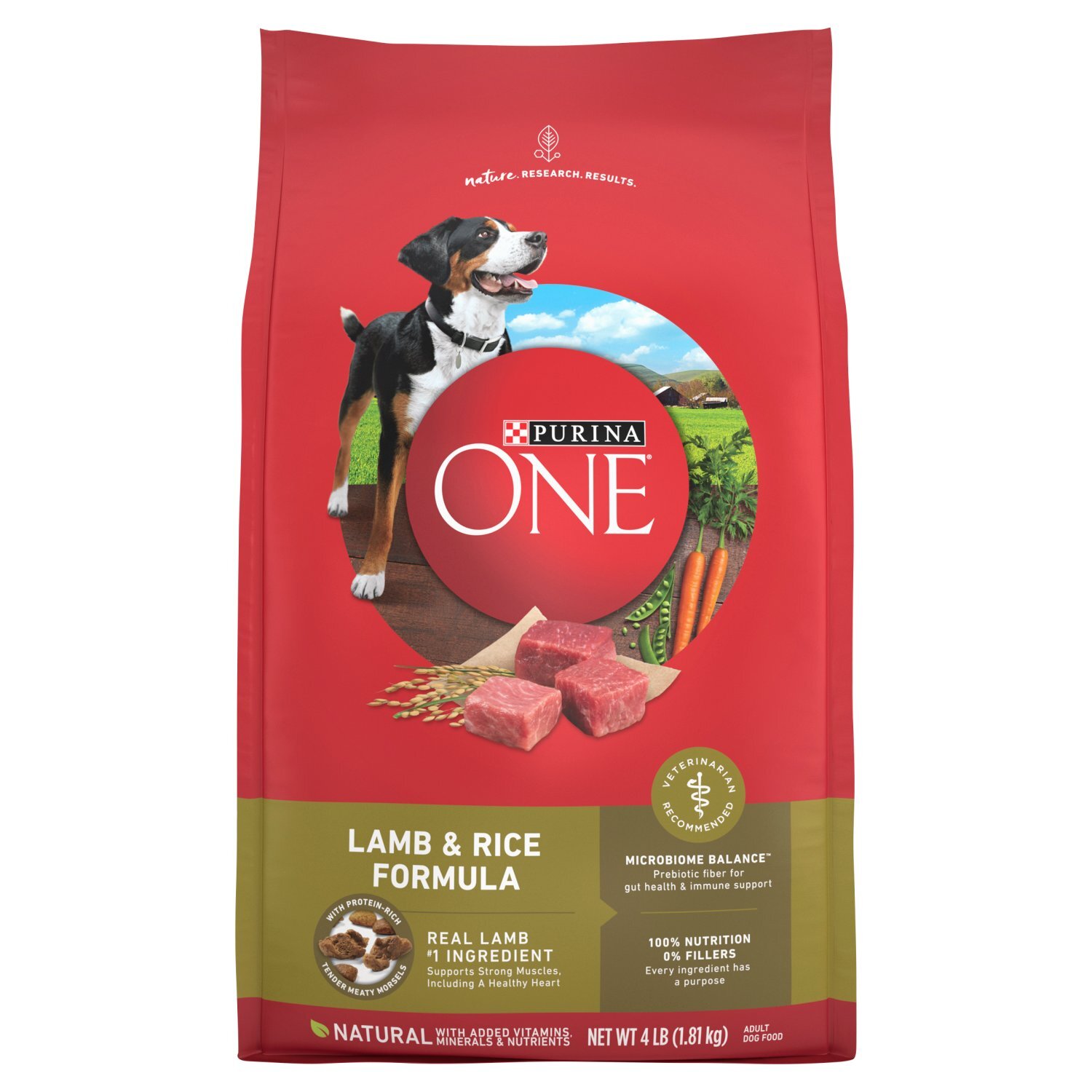 PURINA ONE LAMB & RICE 4LB