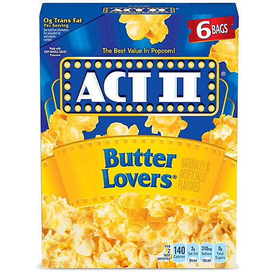 ACT II BUTTER LOVERS 2.75OZ
