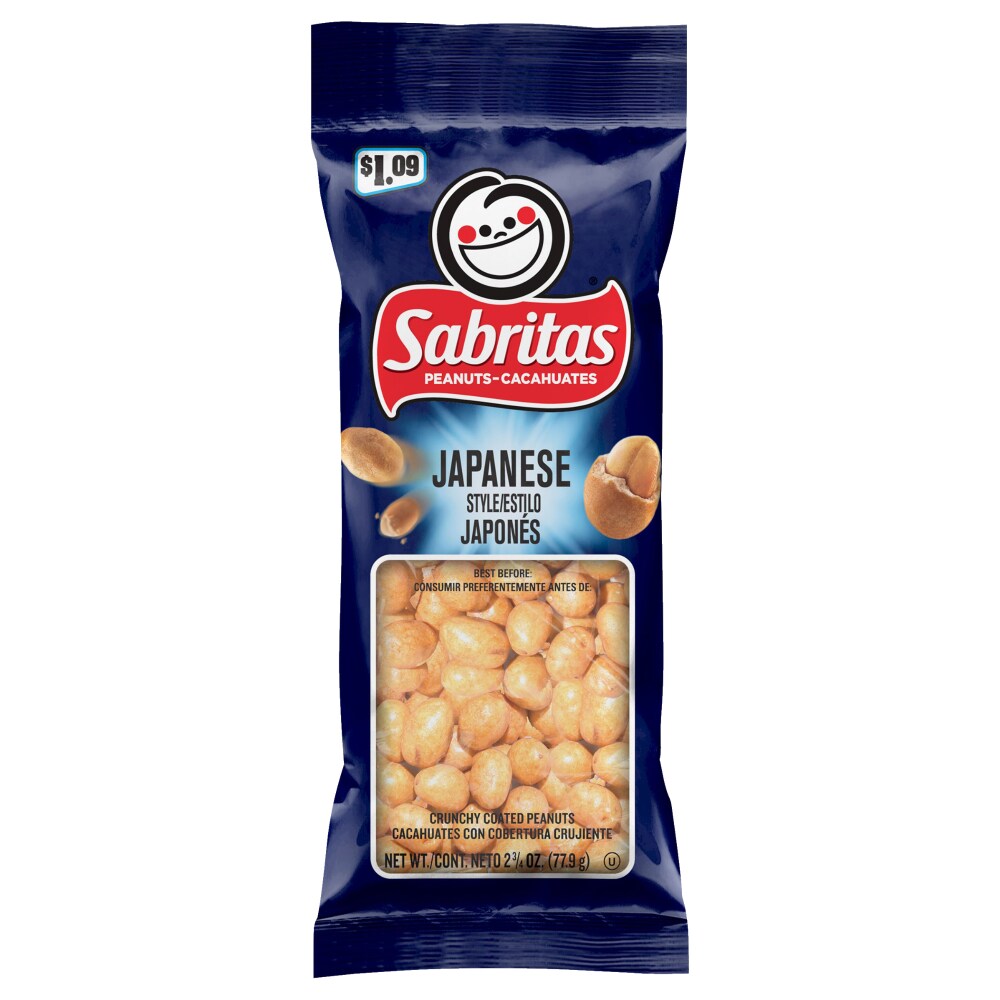 SABRITAS JAPANESE PEANUTS 2.75OZ