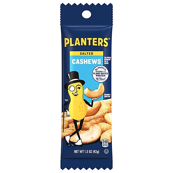 PLANTERS SALTED CASHEWS 1.5OZ