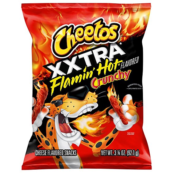 CHEETOS XXTRA FLAMIN HOT 3.25OZ