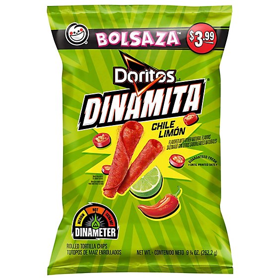 DORITOS DINAMITA CHILE LIMON 9.25OZ