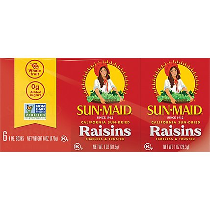 SUN MAID RAISINS 6P