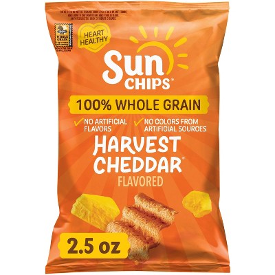 SUN CHIPS HARVEST CHEDDAR 2.5OZ