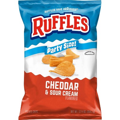 RUFFLES CHEDDAR & SOUR CREAM 8OZ