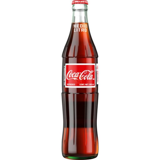 COCA COLA GLASS BOTTLE 500ML